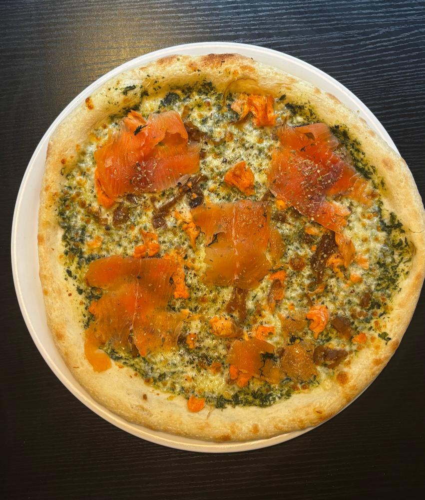 pizza Saumon